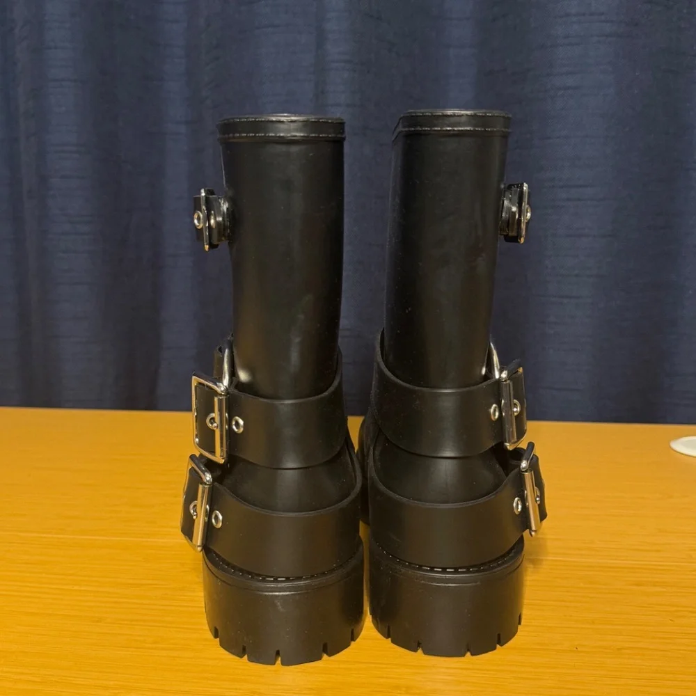 Jeffrey Campbell Controller Black Matte Boots